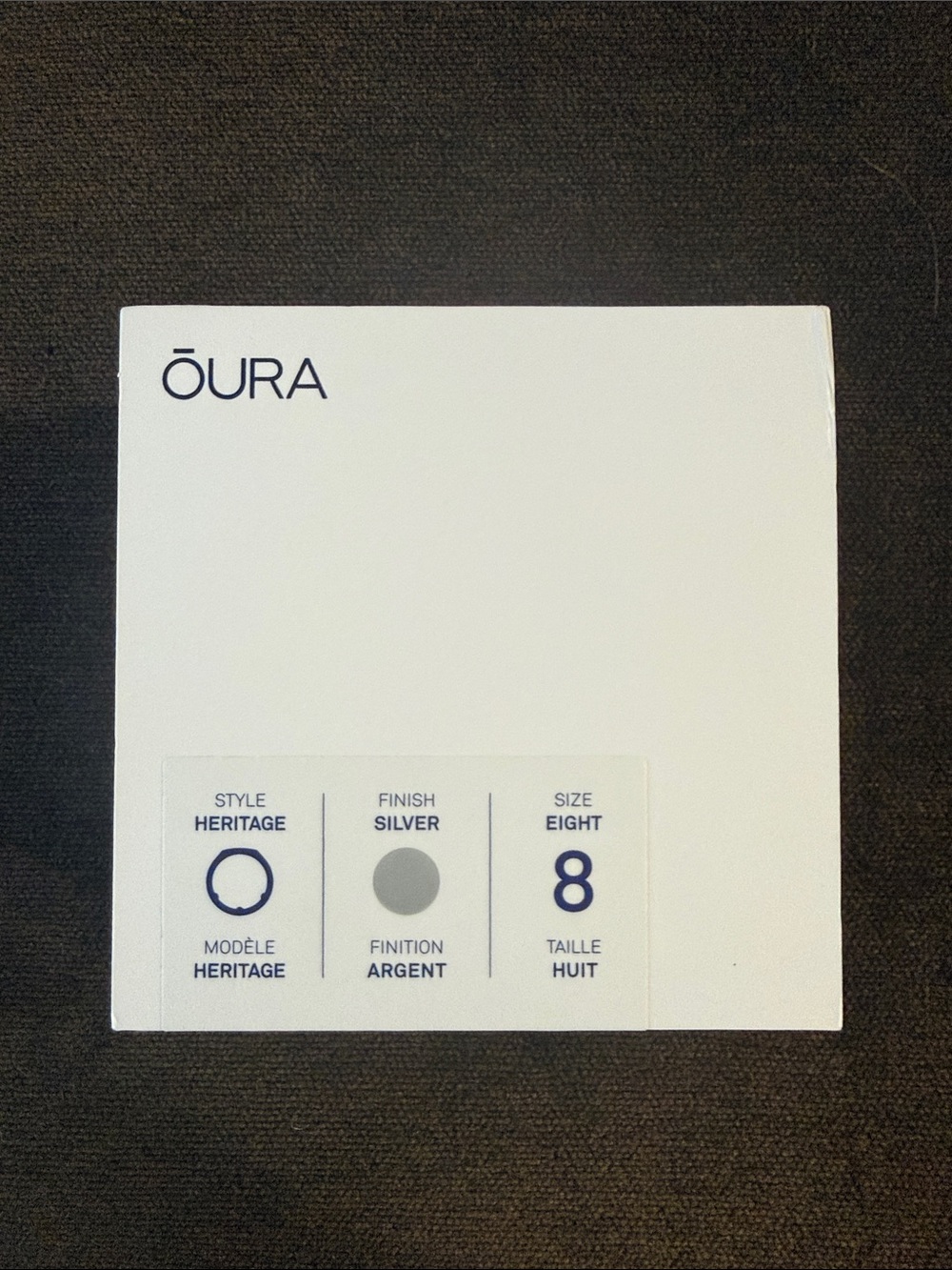 Oura Heritage Ring - Silver Tone
